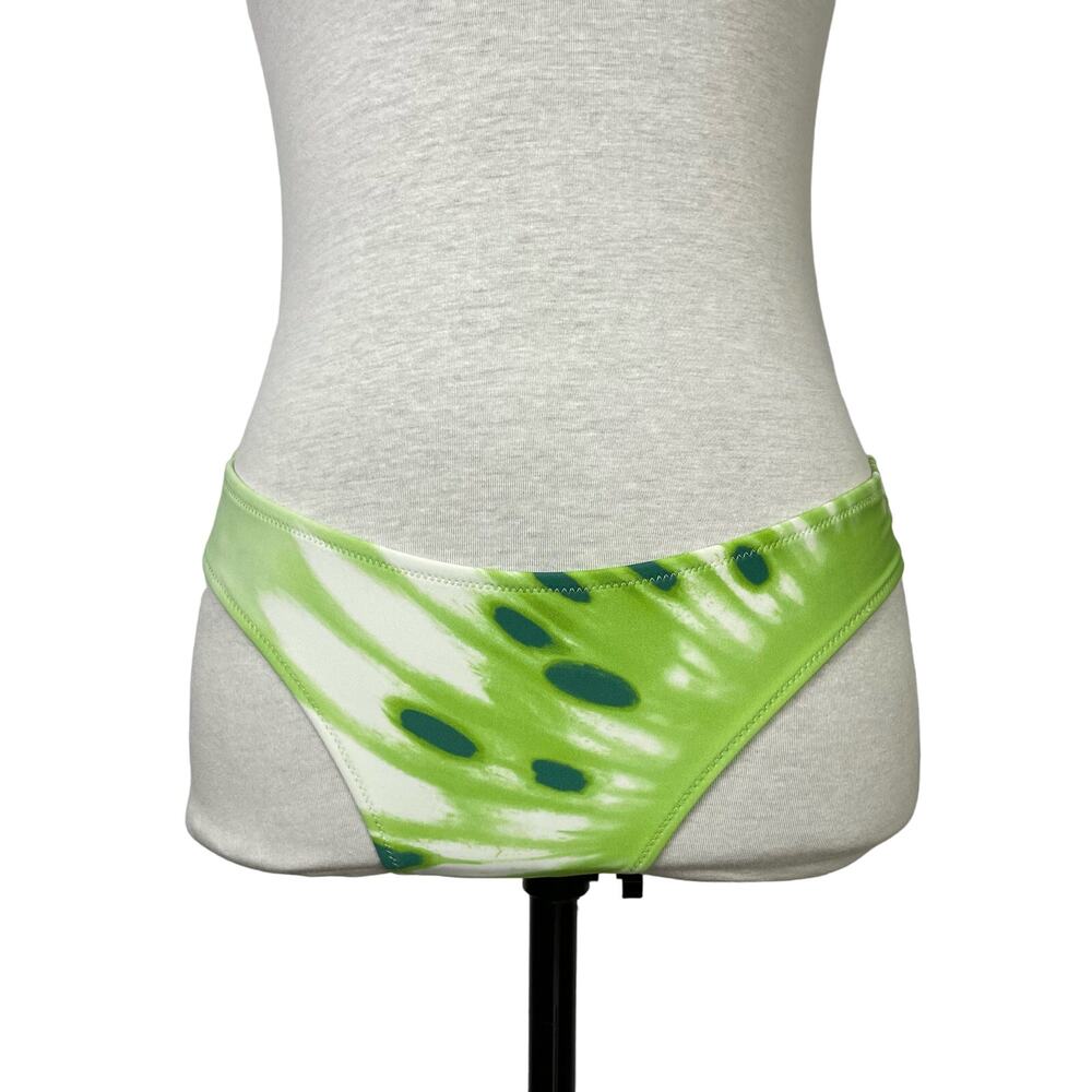 Aerie | NWOT Green & White Tie Dye Bikini Bottoms